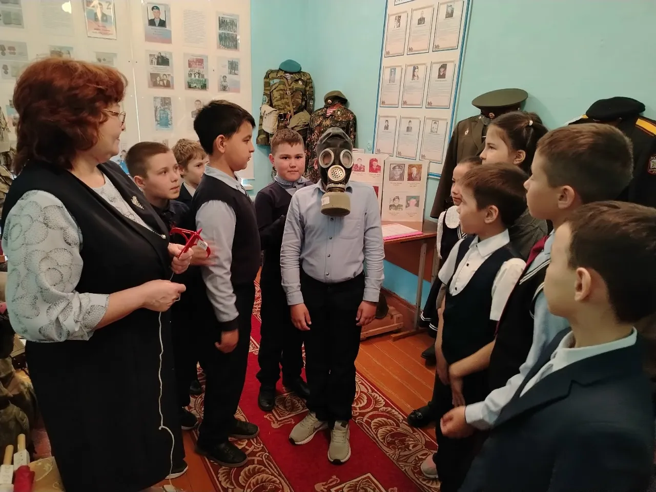 Батырлыҡ дәресе үтте