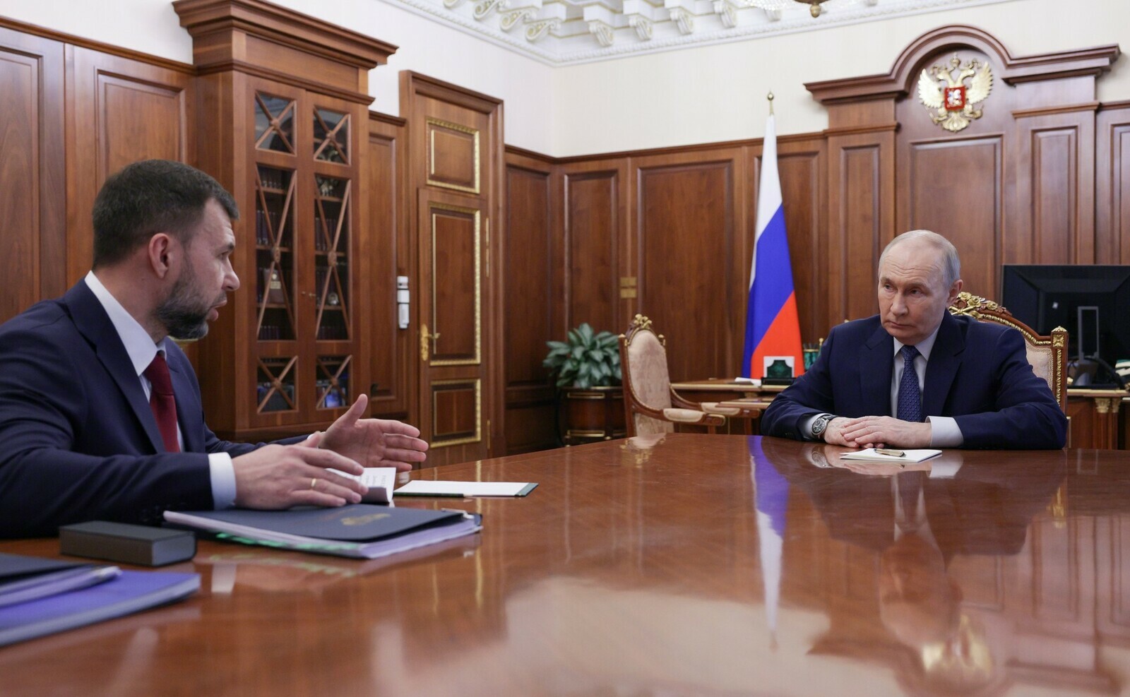 Путин встретился с главой ДНР Денисом Пушилиным