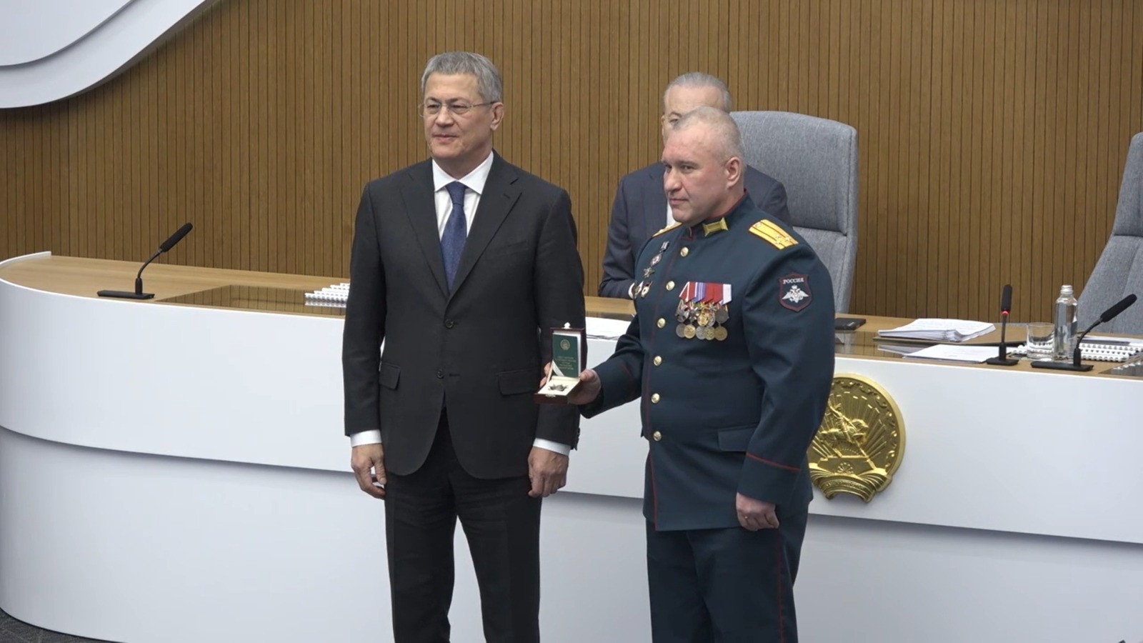 В Башкирии офицера Минобороны наградили орденом генерала Шаймуратова